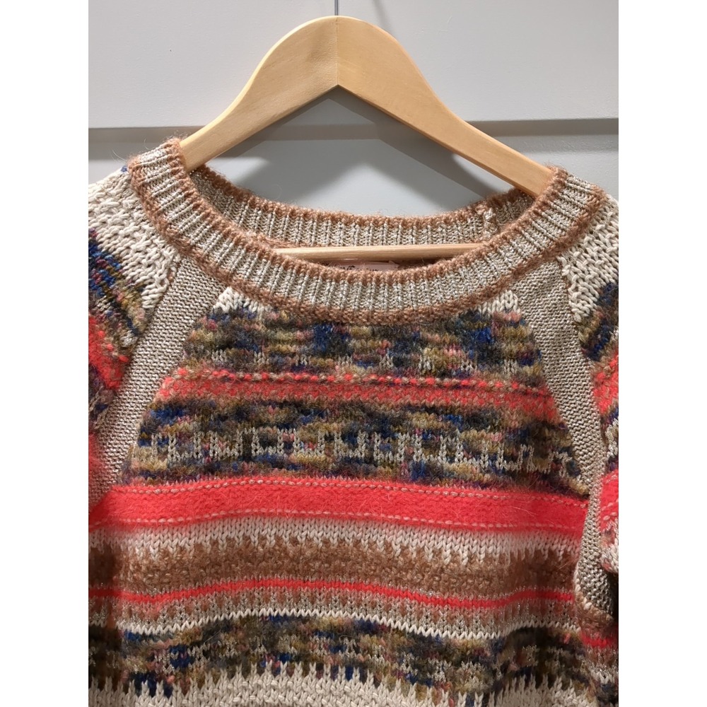 Juicy Couture Womens Knit  Wool Blend Patterned textured‎ Sweater M (MINT) - Picture 2 of 9